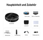 Liste der Komponenten eines AreoBot N7S Roboterstaubsaugers mit Bildern und Text auf Deutsch
