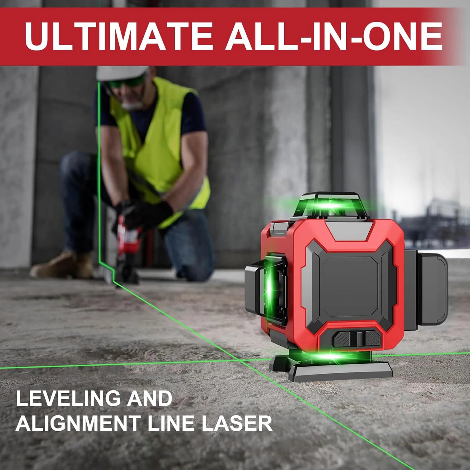 LynorHome Kreuzlinienlaser Nivellier- und Ausrichtungslinienlaser