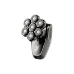 Onevik Glatzen Rasierer mit mehreren Scherköpfen auf weißem Hintergrund