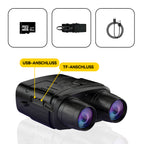 Schwarzes LynorHome N4 Nachtsichtgerät mit beschrifteten Anschlüssen auf weißem Hintergrund
