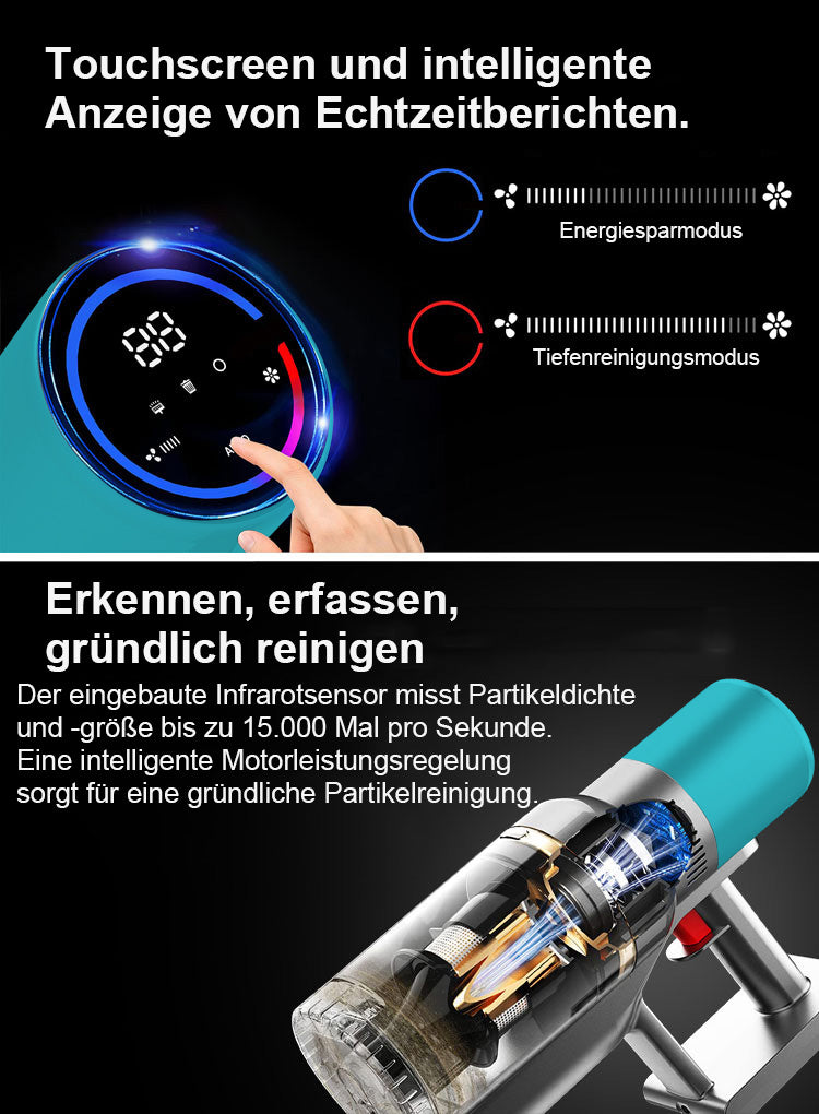 StarPod Staubsauger mit Touchscreen und intelligentem 
