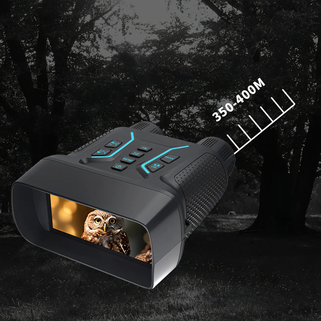 Ermöglicht unbegrenzte Sicht bei wenig Licht und bis zu 400 Meter in völliger Dunkelheit, für gute Nachtsicht und genaue Kontrolle Swevix Nachtsichtgerät 