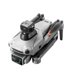 Graue Zimo Air S7 Drohne mit Kamera auf weißem Hintergrund